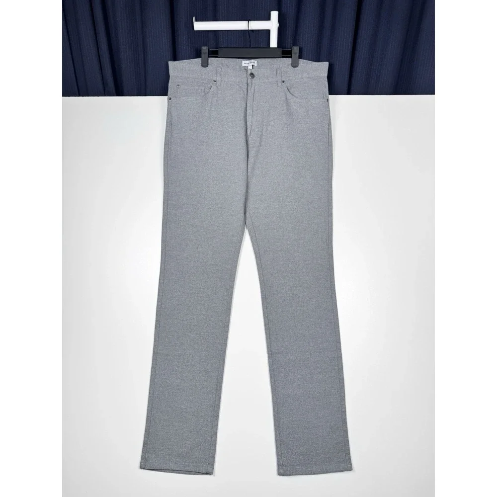 PETER MILLAR Trousers Pants Gray - Cotton Soft - Men's 36x33